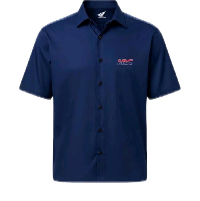 Kemeja Kasual Pria Wanita HRC25 HRC25 Navy Blue Shirt Honda AHK02003018