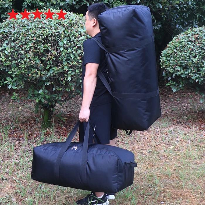 Tas Pakaian Besar Anti Air Travel Multifungsi Jumbo Camping Backpack DUFFEL Bag Waterproof Tenda Cam