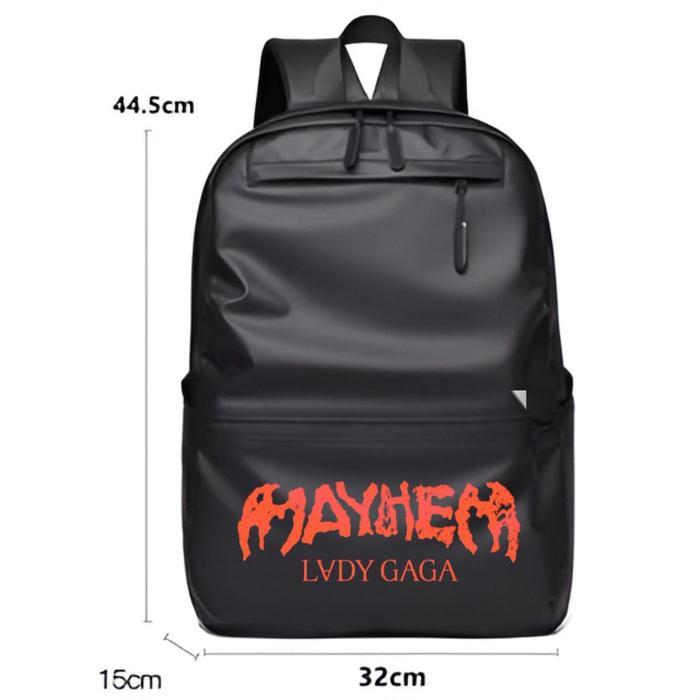 Jinan Tas Ransel Mayhem Lady Gagaa Tas Gendong Sekolah Waterproof Unisex Bahan Premium Desain Trendy
