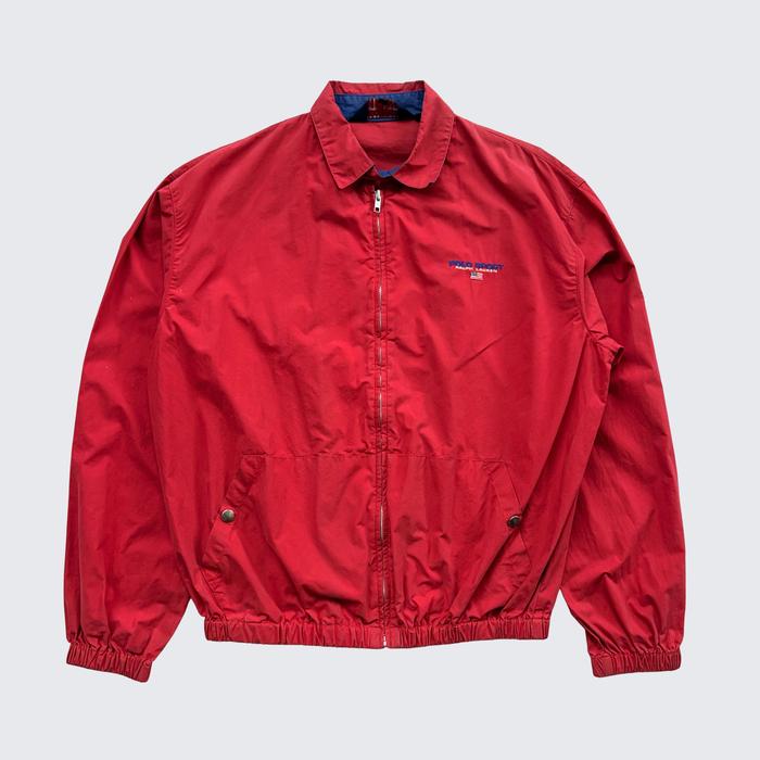 Faded Red Vintage 1990s Polo Sport By Polo Ralph Lauren Swing Top Drizzler Jacket - Unisex - M