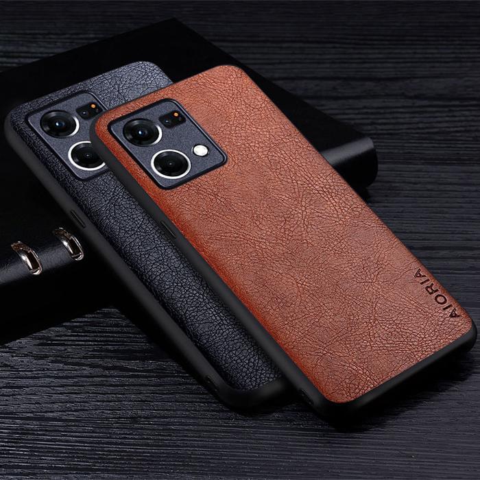 Leather Case For Oppo Reno7 Reno 7 4G Luxury Business Style Retro