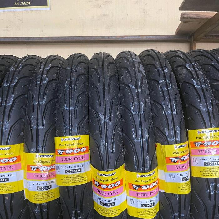 Dunlop Ban Sepeda Motor TF-900 Tube Type 250 Ring 17 untuk Performa Terbaik