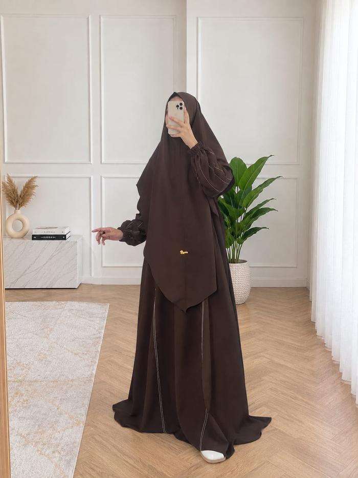 NEW TREND BAJU WANITA GAMIS SYAR'I NARAYA BAHAN SABRINNA ANTI UV PREMIUM GAMIS ABAYA KEKINIAN UMROH 