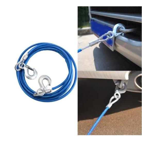 5 TON TALI DEREK MOBIL KAWAT BAJA 4 METER SLING BAJA