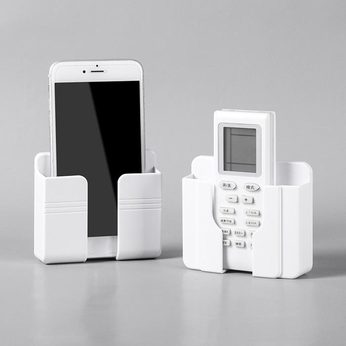 Holder Hp Charger Hp Tempel Dinding Tempat Remote Dinding Multfungsi