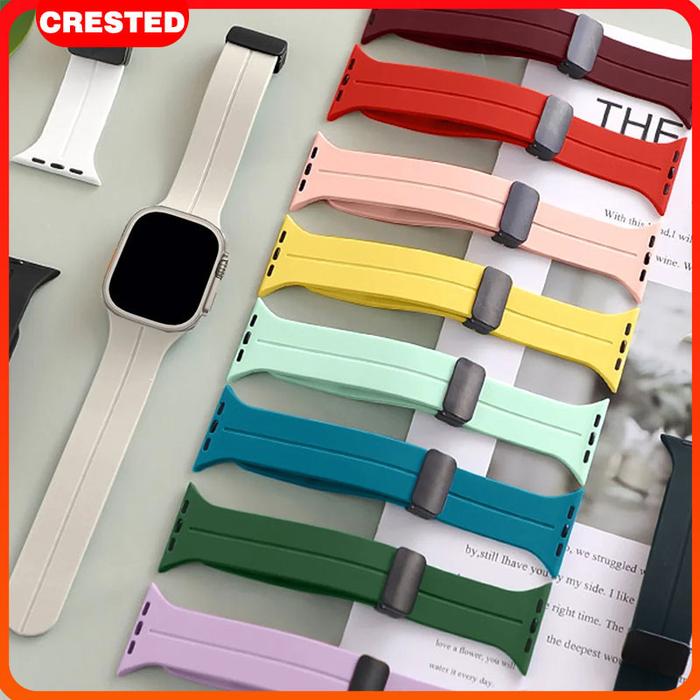 AS7 - Silicone Strap for Apple Watch Ultra/Ultra 2 49mm 46mm 42mm 45mm 41mm IWatch 44mm 40mm 42mm Se