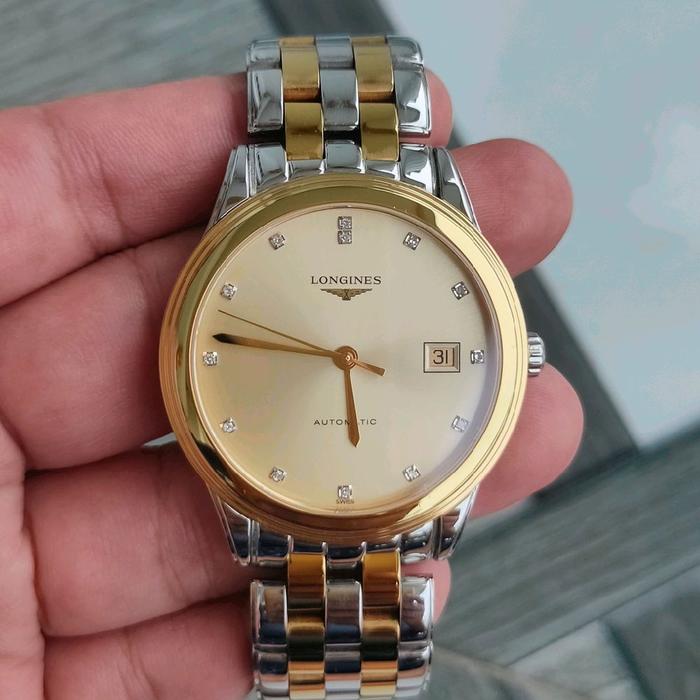 Pre Owned Mint - Longines Flagship Diamond Automatic Demi Gold (18k solid gold wrapped) L4.974.3 Rar