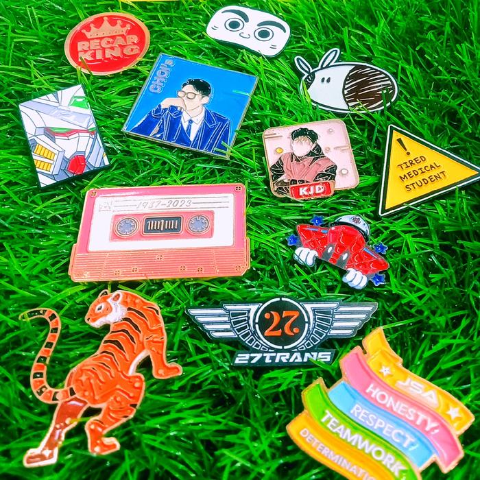 Enamel Pin Custom Plat Black Exxpress Pin