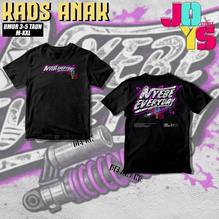Kaos ANAK Nyebe Everyday - Kaos Racing Herex Kaos CB HEREX MP TIGER