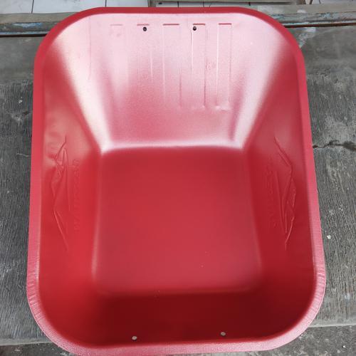 Bak Gerobak Model Artco Pasir IZM Merah Kuat Awet 160x90x50 cm Bodi Kokoh Plat Tebal Untuk Proyek & 