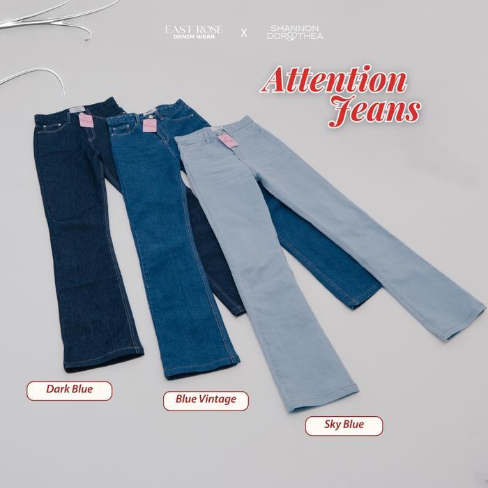 PREMIUM (READY) terjamin [EastRose] Attention Slim-Fit Jeans [EastRose X Shannon Dorothea] The Denim