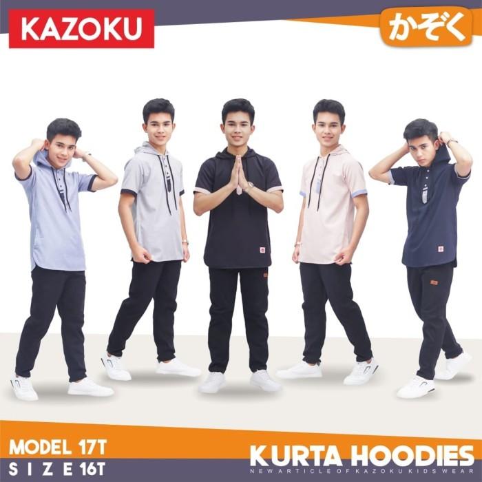 HARGA TERBARU BAJU KOKO KU HOODIE ANAK LAKI LAKI REMAJA USIA 7-15 TAHUN BY KAZOKU QLH9