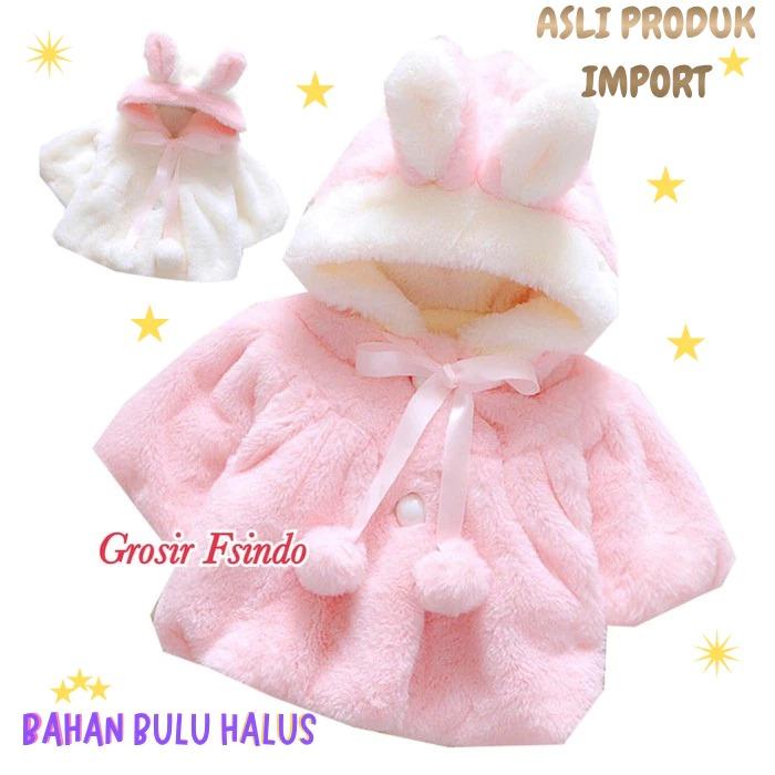 IMPORT Jaket Bulu Anak/ Jaket Bayi Halus/ Jaket Bulu Bayi