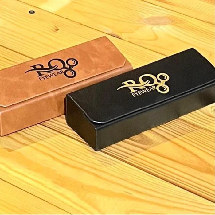 Hardcase Kacamata Custom Logo Tahan Lama Dari Kulit - Untuk Pria dan Wanita - Glasses