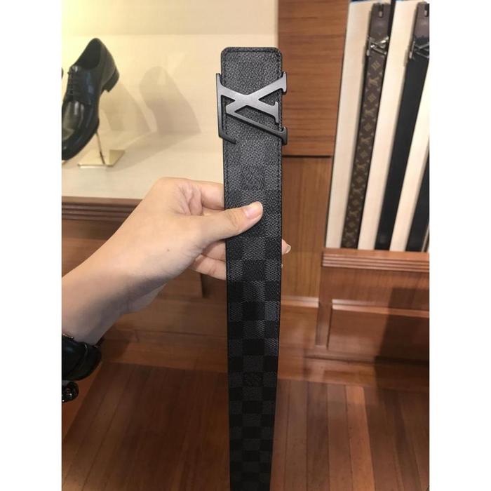 TERUJI LV  men  belt damier black