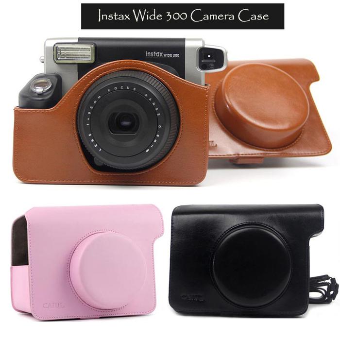 Fujifilm Instax Wide 300 Instant Camera Case, Quality PU Leather
