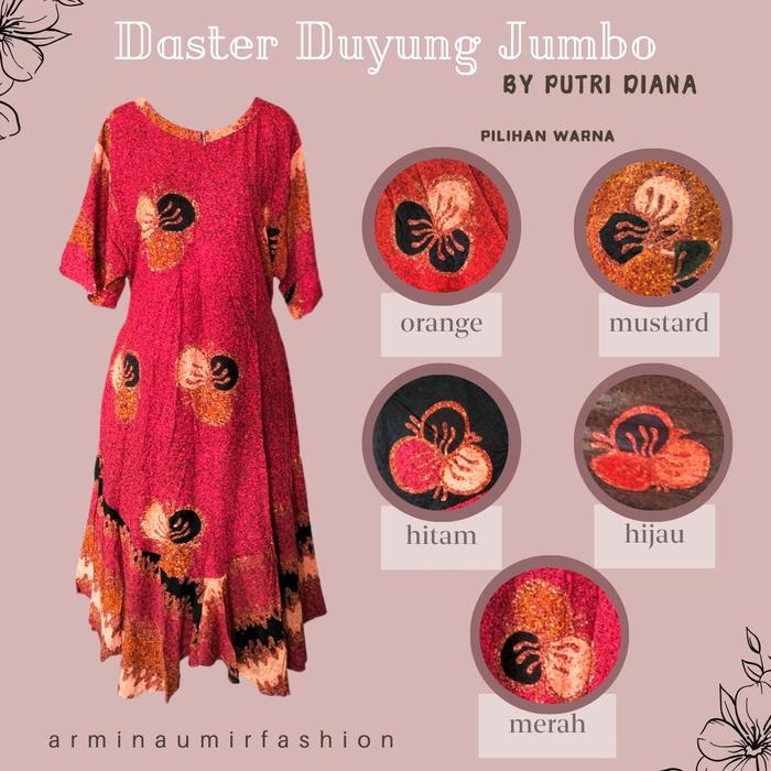 Daster Duyung Jumbo By Putri Diana