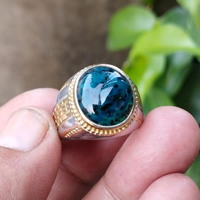 natural bacan Doko gulau serat kura2 unik antik top kualitas batu Kristal
