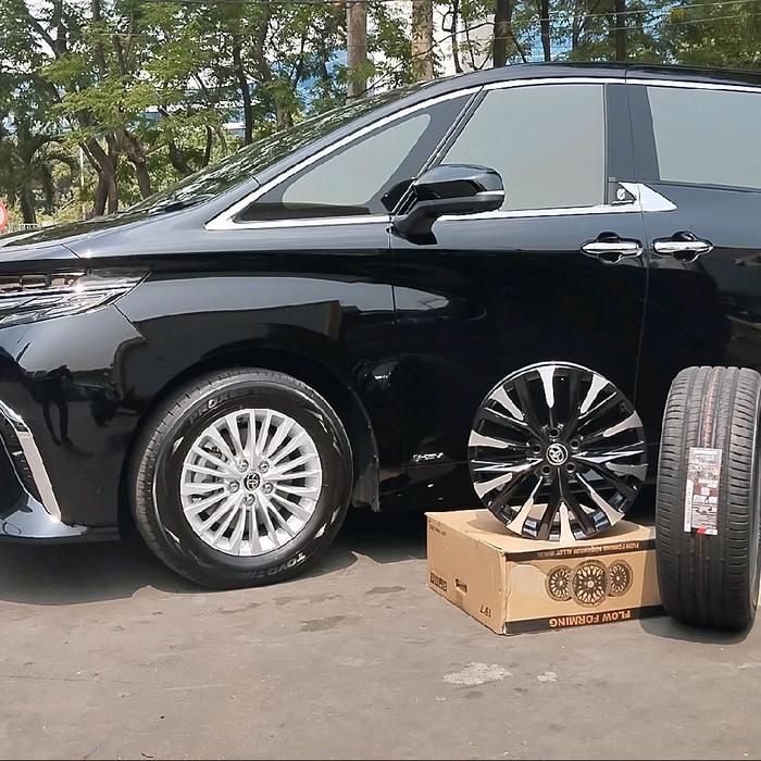 Velg Upgrade Toyota Alphard New Xe 2026 R19 paket ban Bridgestone  untuk Penampilan Lebih Menarik da
