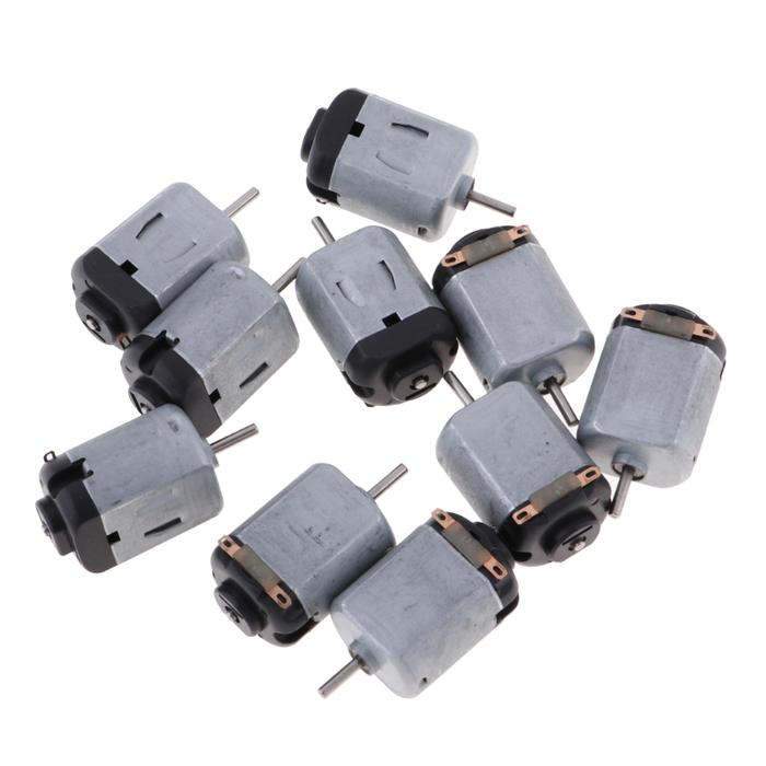 10Pcs 130 Micro DC Motor 3V-6V 8000RPM Miniature Electric motor