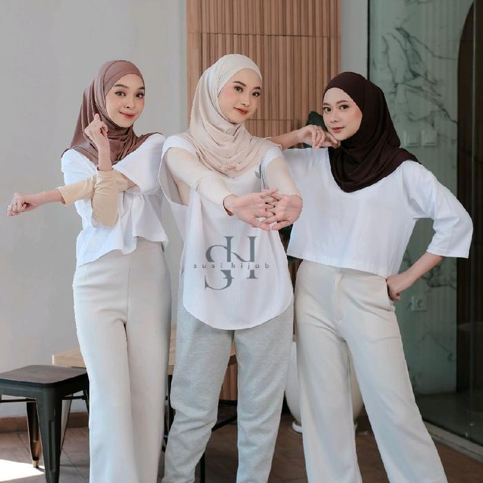 SUSI HIJAB - LUNA ( HIJAB SPORT BERGO INSTANT OLAHRAGA JERSEY PREMIUM