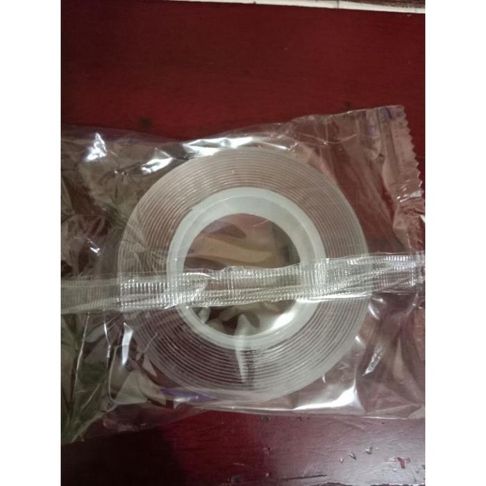 DOUBLE TAPE BENING TRANSPARANT SELOTIP / PEREKAT ISOLASI