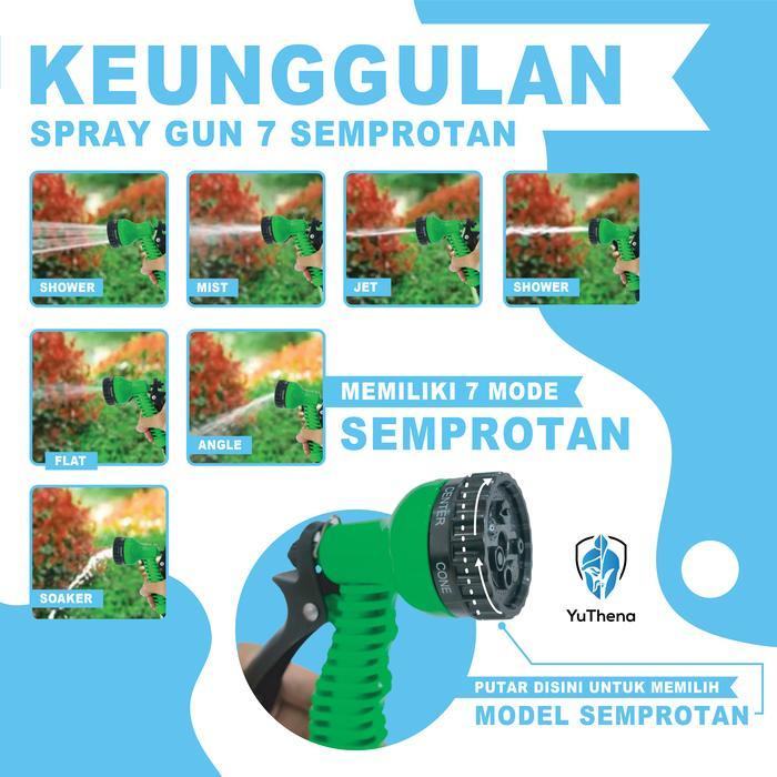 SIAPKIRIM Paket sambungan kran ke selang dan Semprotan cuci motor Semprotan Tama READY STOCK