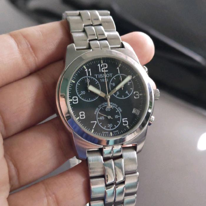 Tissot PR50 Chrono Quartz bukan Seiko Citizen Casio Timex
