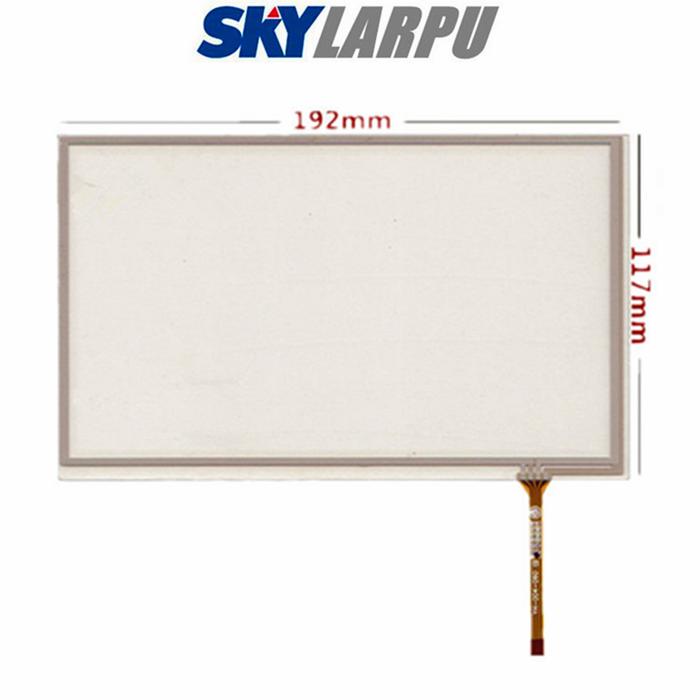 8 Inch 192*117Mm Eksternal Layar Layar Sentuh Mobil GPS Navigasi DVD