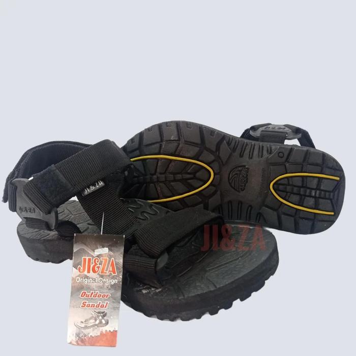 SANDAL GUNUNG PREMIUM JI&ZA sandal gunung outdor spesial pria dan wanita/sandal pria premium Karet S