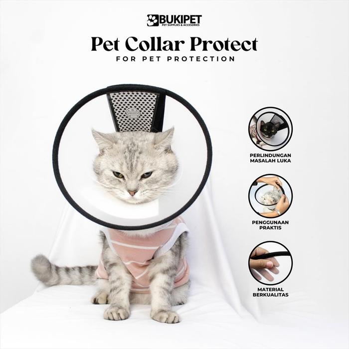 Collar kucing pelindung leher - PET COLLAR PROTECTION