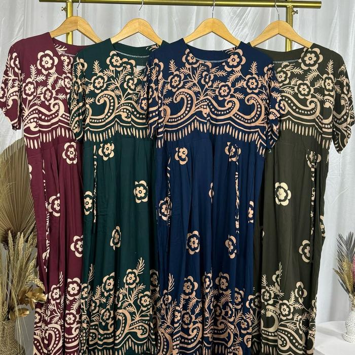 Daster sanjaya batik halus katun rayon adem Nyaman