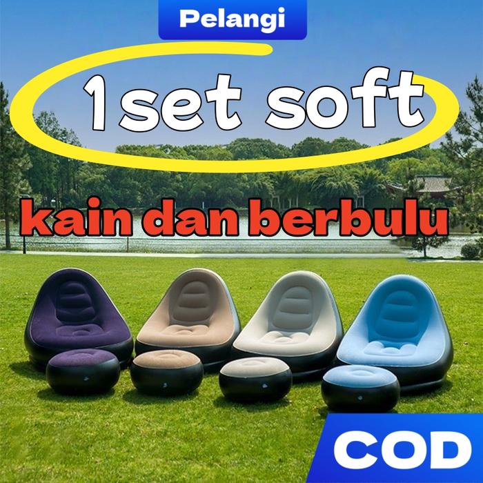 SOFA ANGIN Sofa Bed Angin Intime JUMBO Kursi Santai Sofa Inflatable Matras Lazy Bag SINGLE Portable 