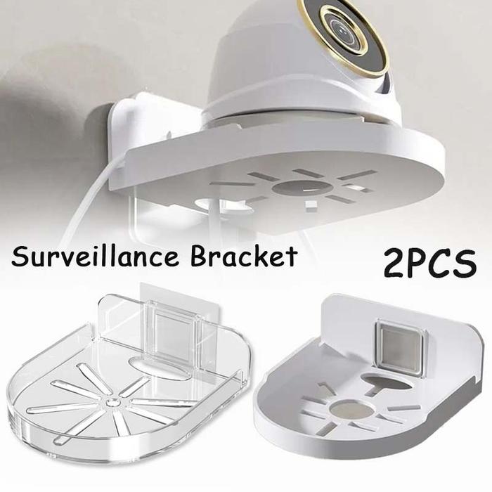 2 Pcs Dudukan Cctv Dinding Rak Router Wifi Bracket Cctv Universal Stand Cctv Tempel Bracket Cctv Bar