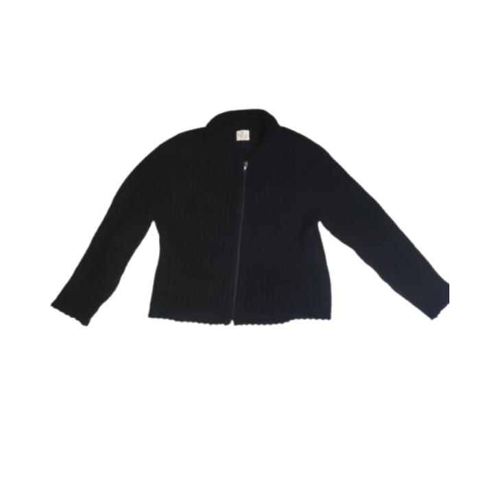 CARDIGAN KNIT BLACK - CARDIGAN BEKAS/SECOND