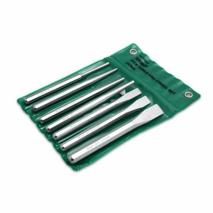 Pahat Set 7 Pcs Tekiro / 7 Pcs Punch & Chisel Set