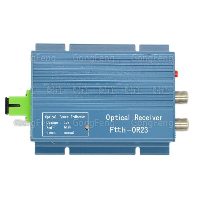 6PCS New OR23B FTTH CATV Optical Receiver With WDM, AGC Converter SC
