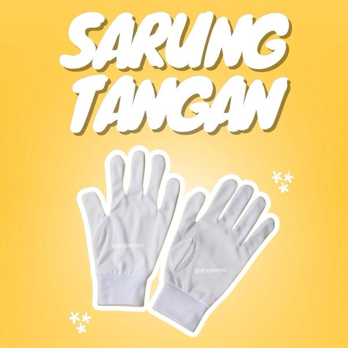 Sarung tangan putih paskibra/ Atribut Paskibra Murah/PDU Paskibra/Atribut murah/paskibra murah/atrib
