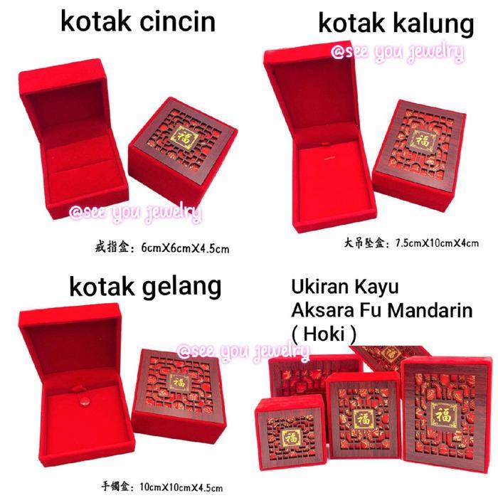 Kotak Perhiasan Kotak cincin Kotak Kalung Kotak Gelang / Ring box / Necklace Box / Bracelet Box Temp