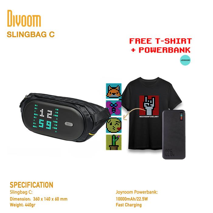 Divoom Pixoo Slingbag - C