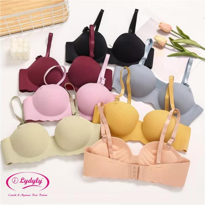 Lydyly - Push Up Bra Cutting | BH Seamless Busa Tebal Tanpa Kawat | Underwear Korean Girl JJ96680