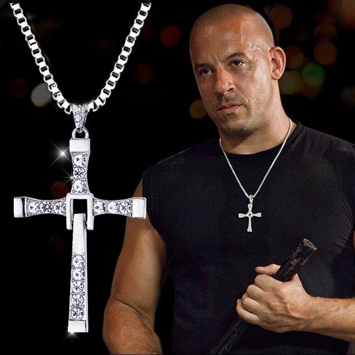 Kalung Salib Silver Keren Dominic Toretto Fast and the Furious
