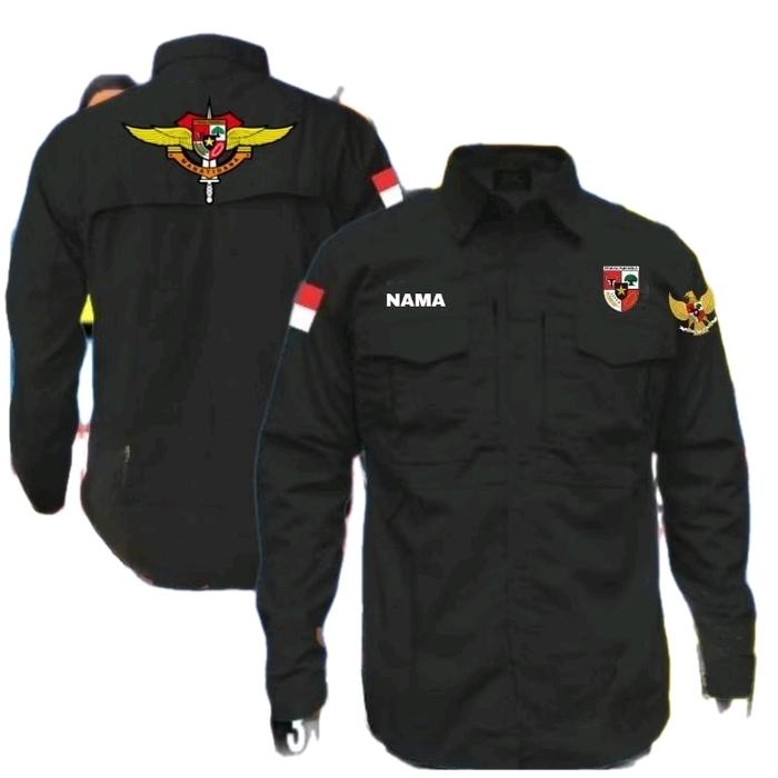 kemeja tactical pemuda Pancasila baju tactical pemuda Pancasila seragam tactical pemuda Pancasila ke