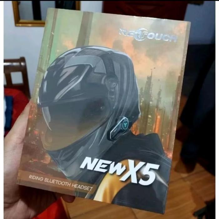 Intercom Helm Retouch New X5 Alat Komunikasi Bluetooth Headset Origina