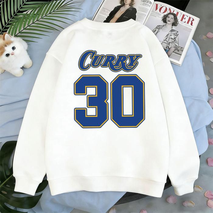 【Korean Trend】 Sweater   Model Korea | Curry 30 Basket Ball | Oversize Unisex | Bahan Cotton