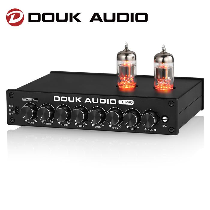 Douk Equalizer Audio, Headphone meja rumah Stereo seimbang XLR/RCA