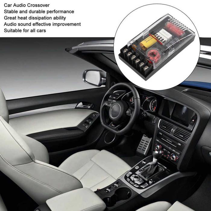 Speaker 2 Arah Audio Mobil Pasif Crossover DC12 60 ÷ 120W Pembagi