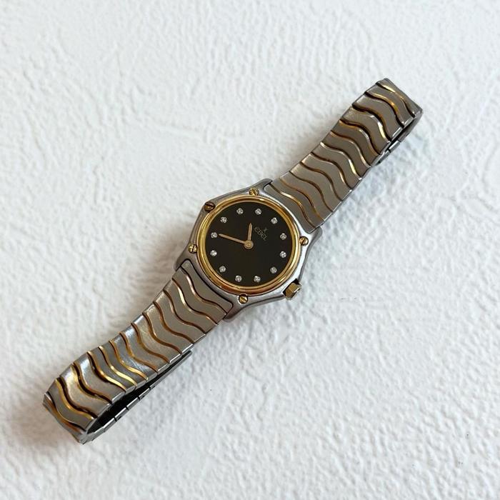 Ebel Quartz Real Natural Diamonds Watch