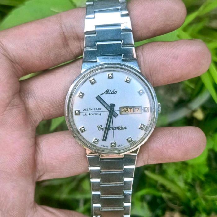 Jam Tangan Mido Commander Automatic Original