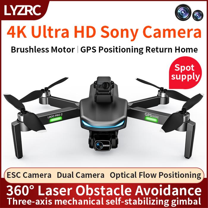 L800 Pro 2 Drone 4K Professional GPS FPV With Camera 3-Axis Gimbal 5G
